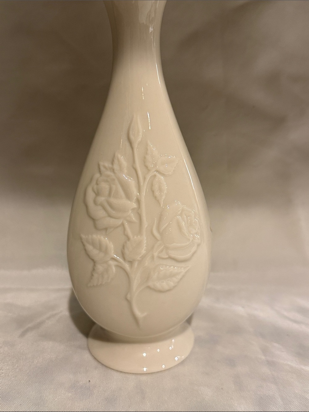 Lenox Elegant Cream Vase with Roses